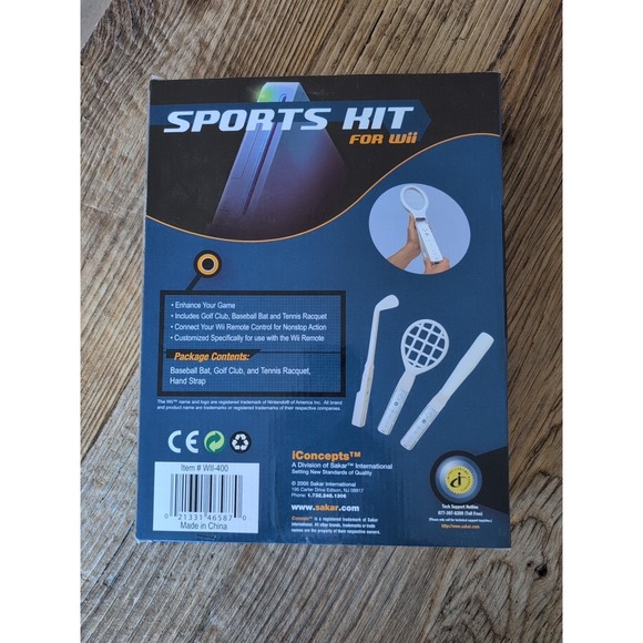 Wii Sports Kit Golf Baseball Tennis Motion - Picture 4 of 10
